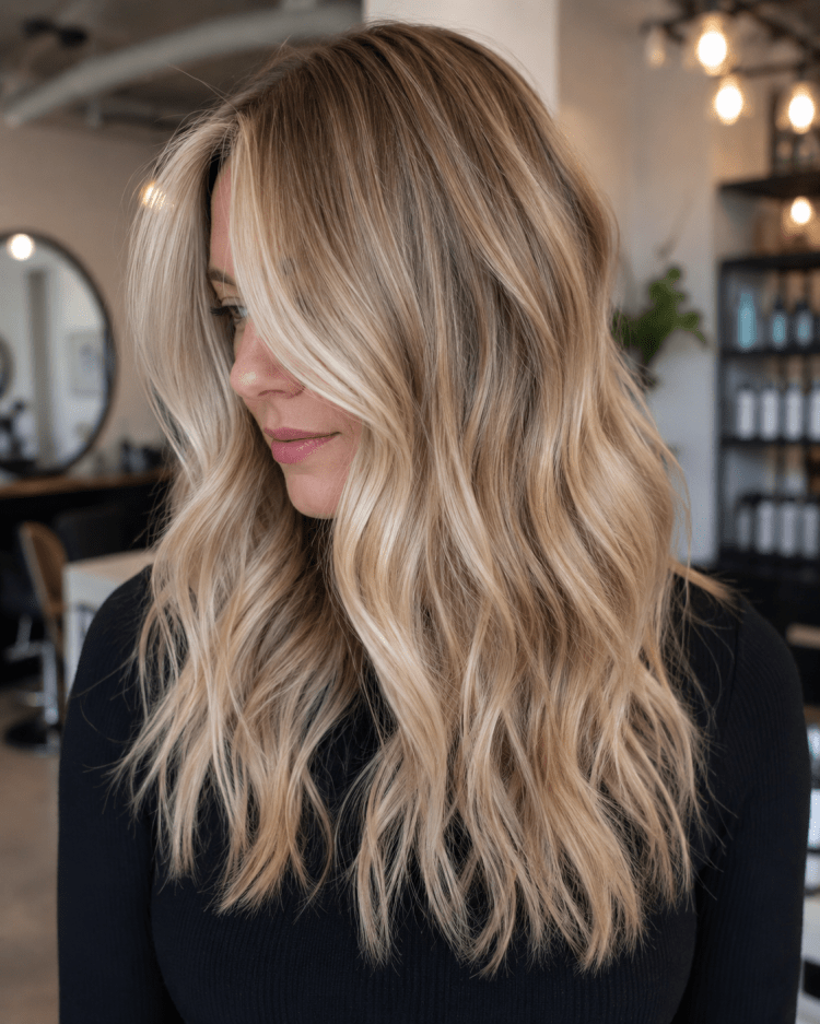 lived-in blonde