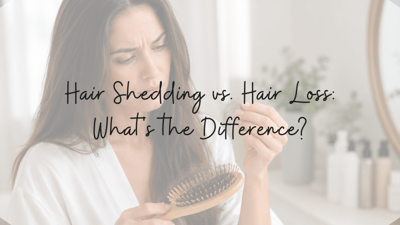 shedding vs hair loss